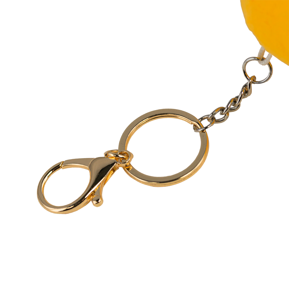Gold Keychain With A Lobster Clasp