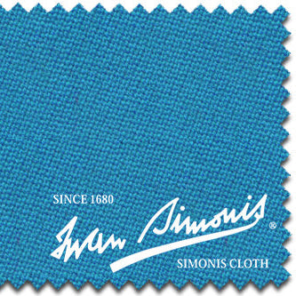Iwan Simonis Tournament Blue Billiard Table Cloth Swatch