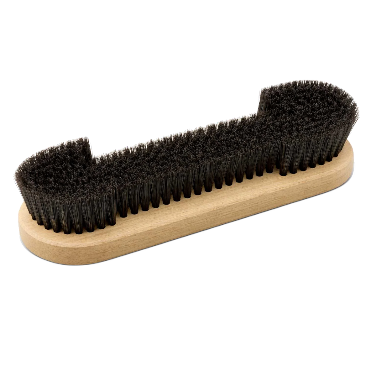 22 cm Pool Table Brush With Dark Horsehair-Style Bristles And A Natural Beechwood Handle