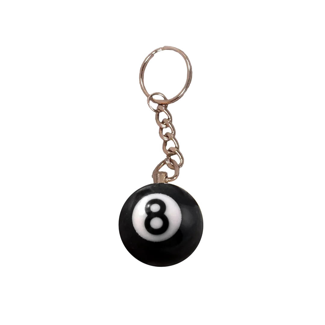 25 mm 8-Ball Keychain