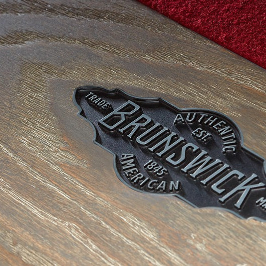 Brunswick Brixton Driftwood Pool Table Closeup