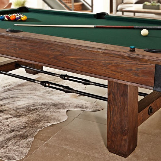 Brunswick Canton 8ft Black Forest Pool Table In a Room