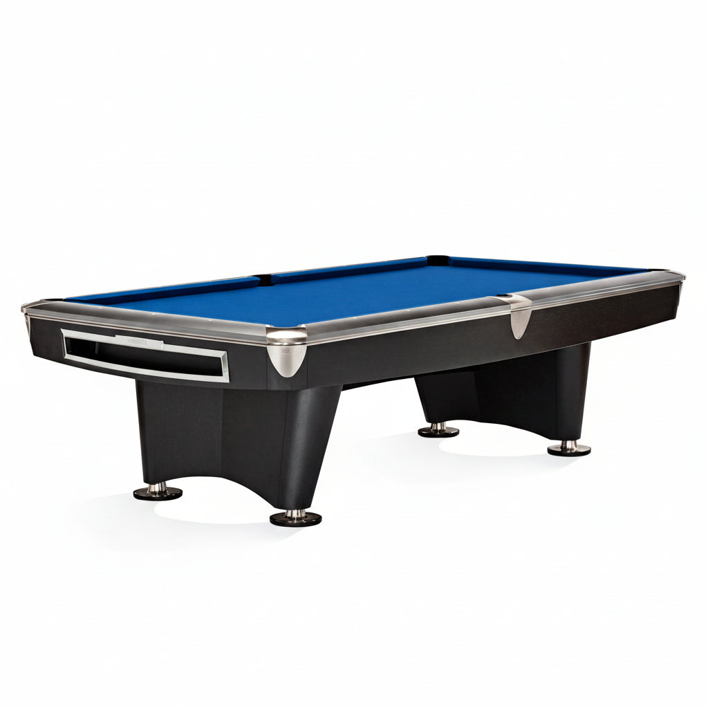 Brunswick Gold Crown VI Tournament 9ft Matte Black/Nickel Pool Table