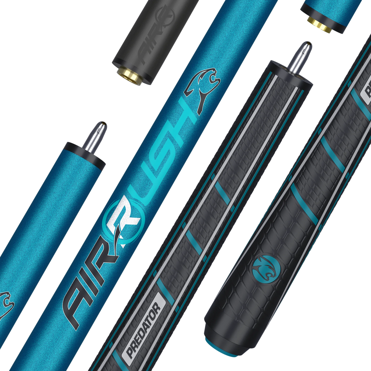 Predator Air Rush Teal Sport Wrap Professional Jump Cue