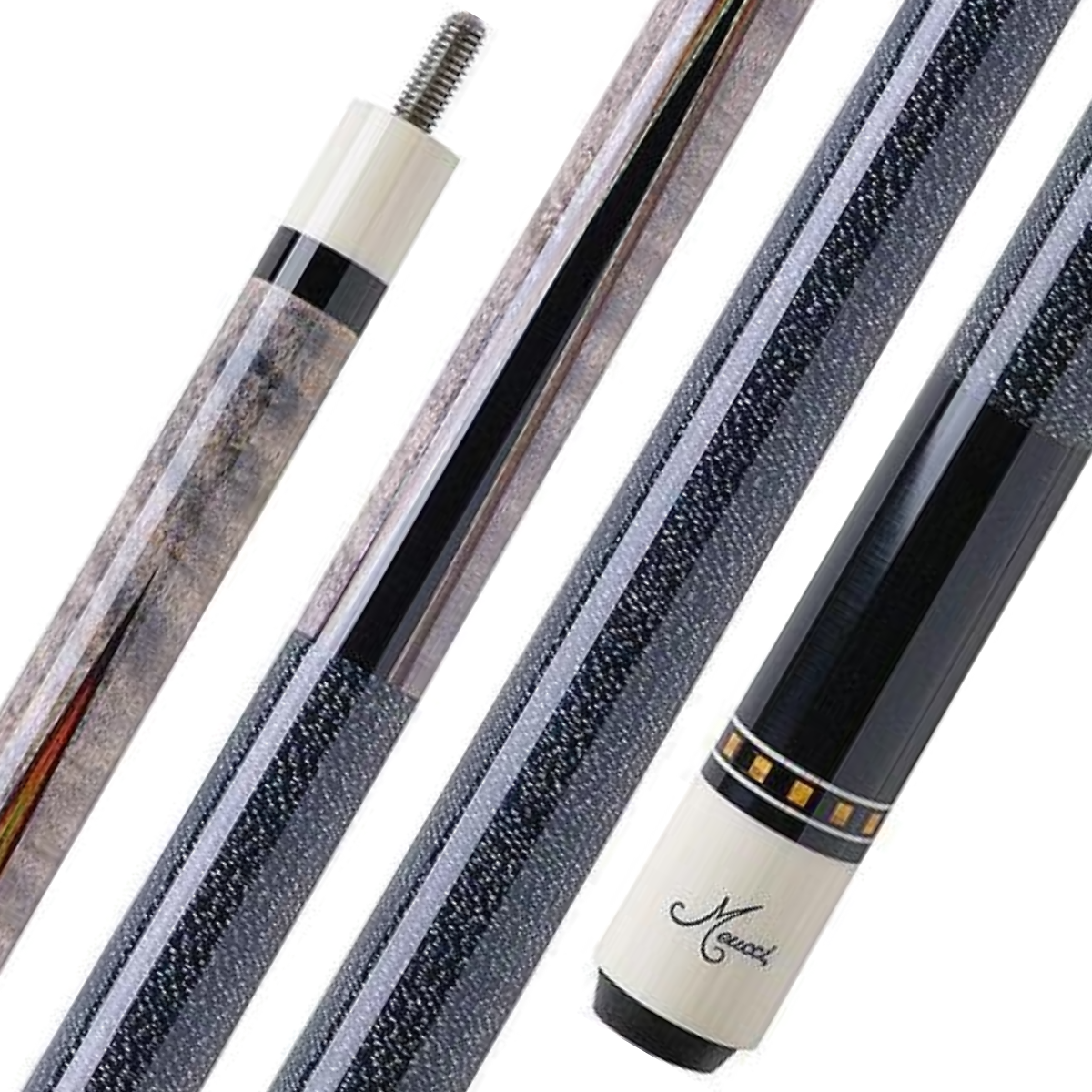 Meucci Econo 1 Smoke Pool Cue Forearm and Butt