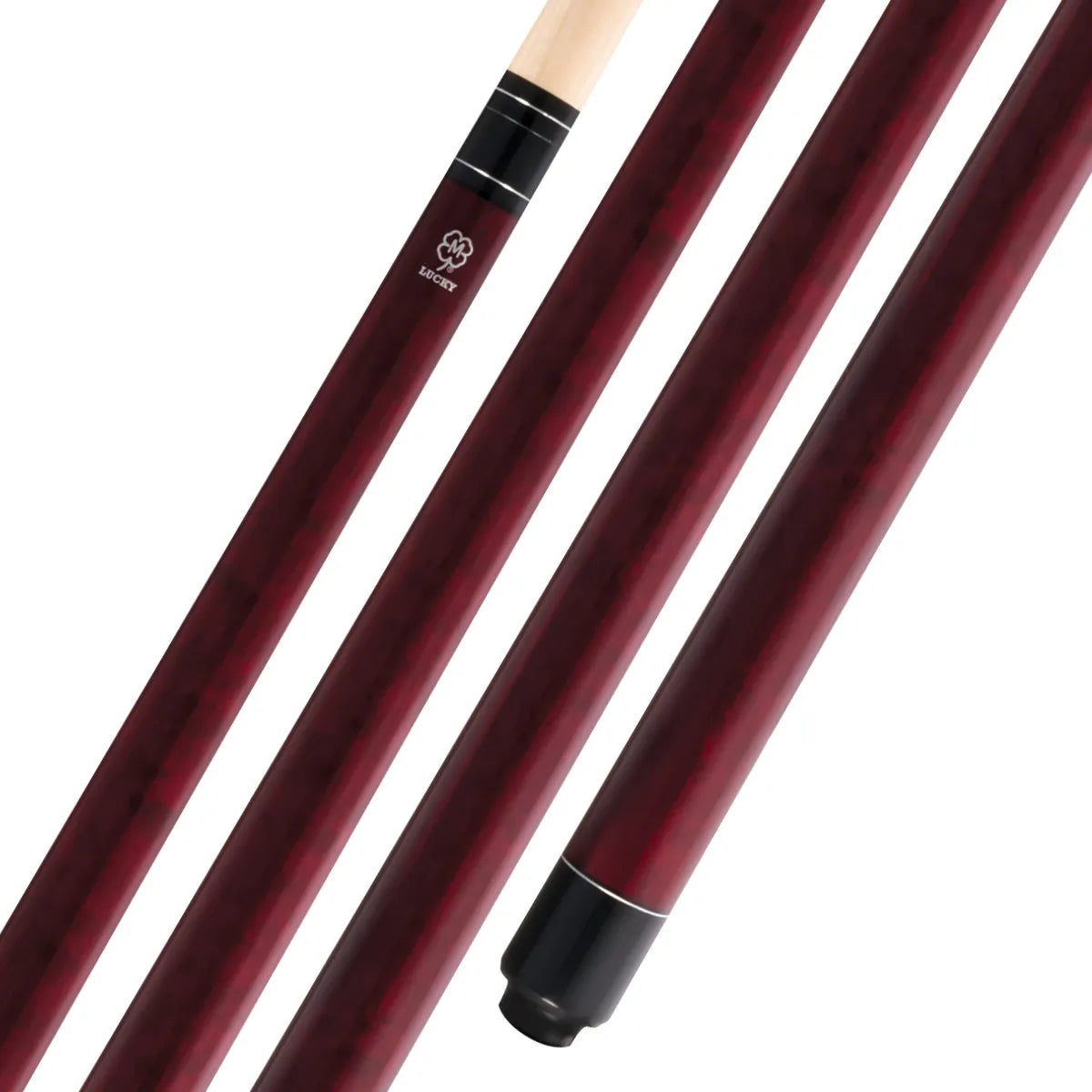 McDermott Lucky L5 Red Pool Cue Forearm and Butt