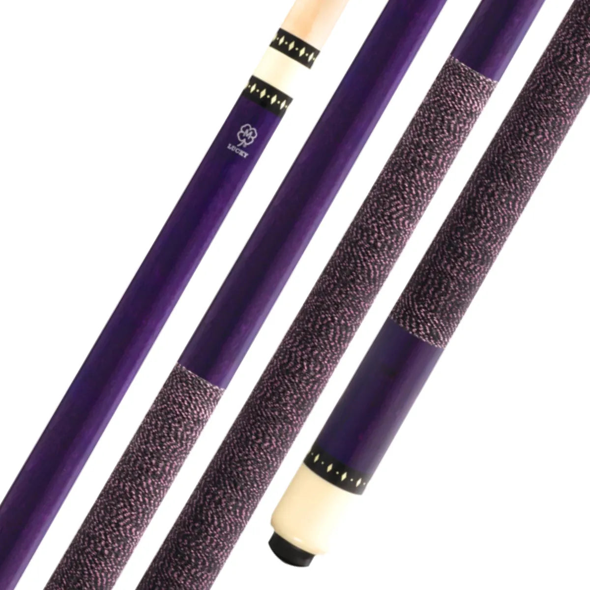 McDermott Lucky L71 Purple Pool Cue Forearm and Butt