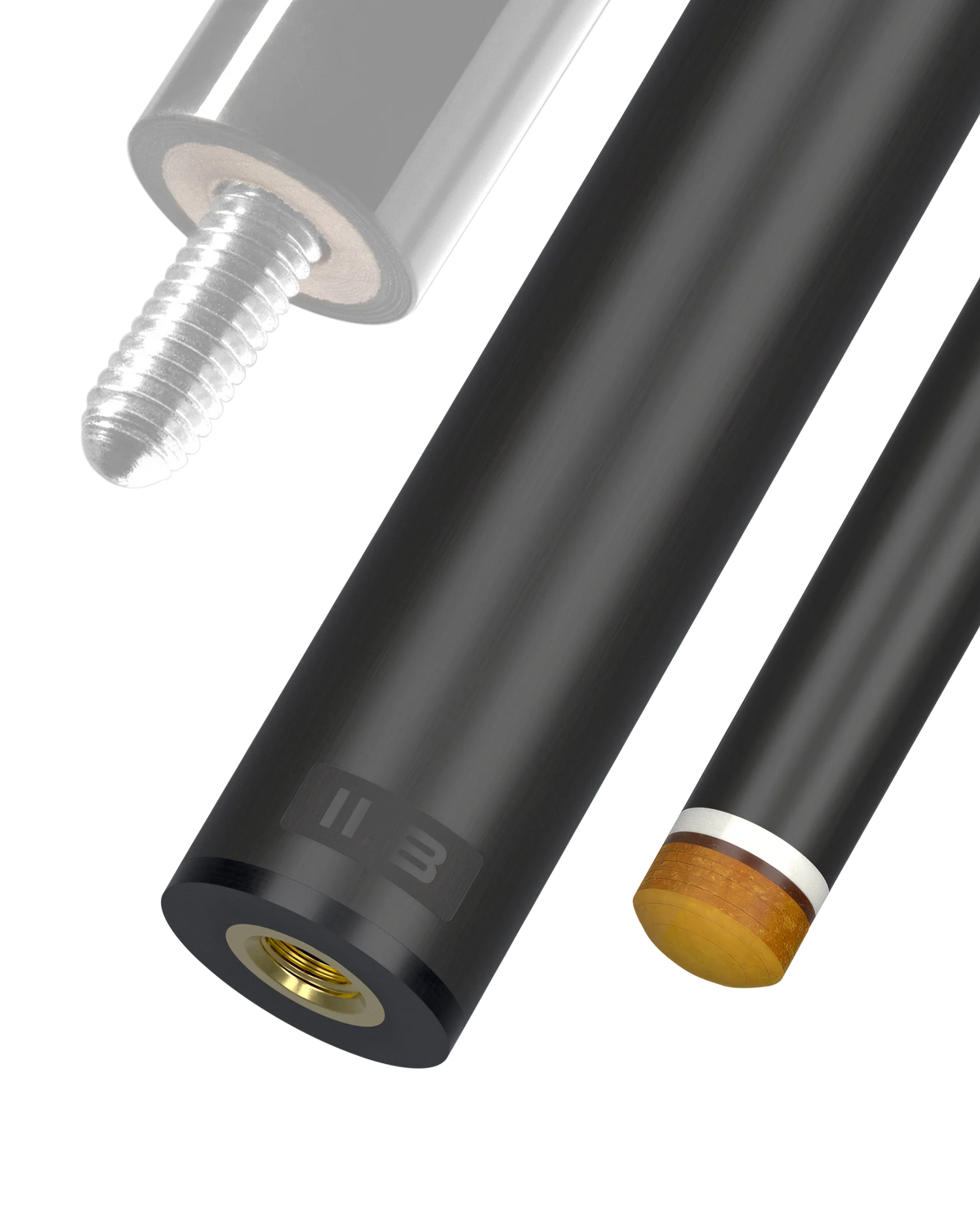11.8 mm 5/16x18 Joint White Vault Plate REVO Carbon Fiber Pool Shaft