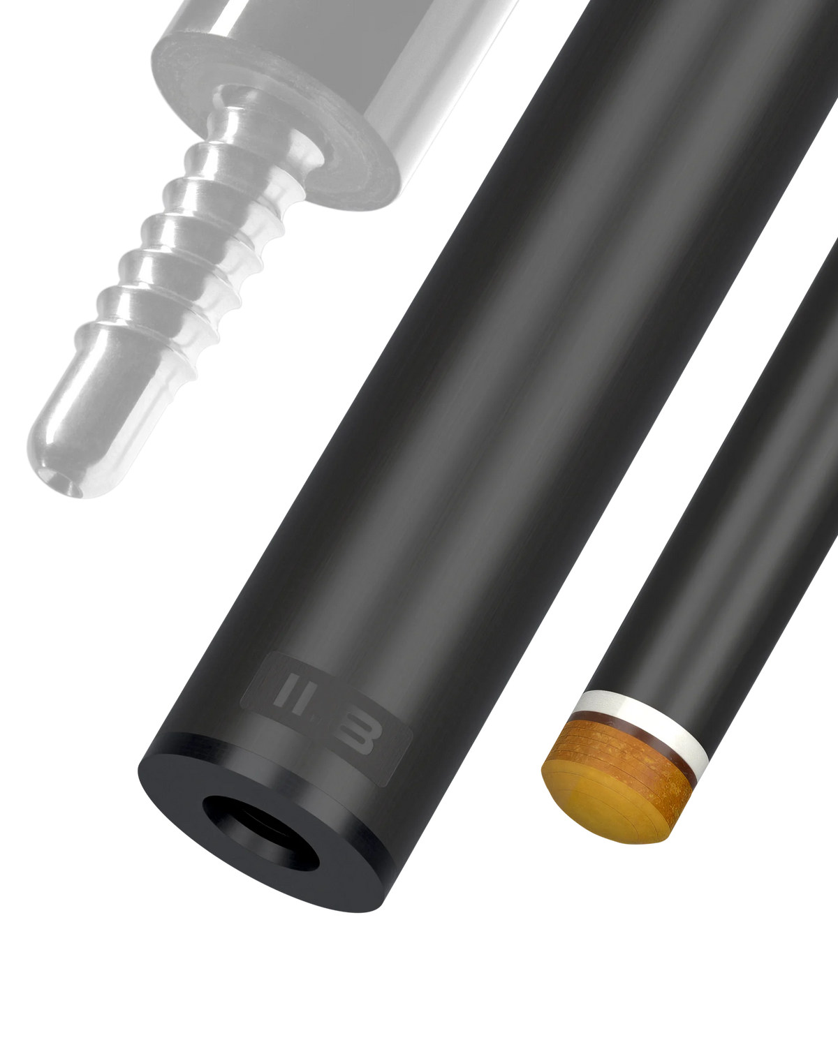 11.8 mm Radial Joint White Vault Plate REVO Carbon Fiber Pool Shaft