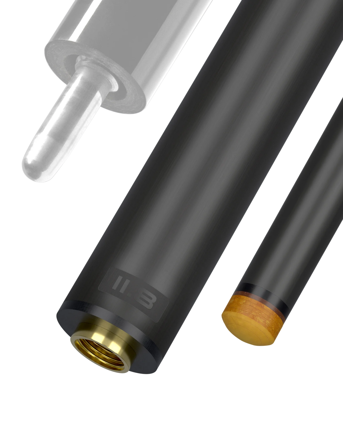 11.8 mm Uni-Loc Joint Black Vault Plate REVO Carbon Fiber Pool Shaft
