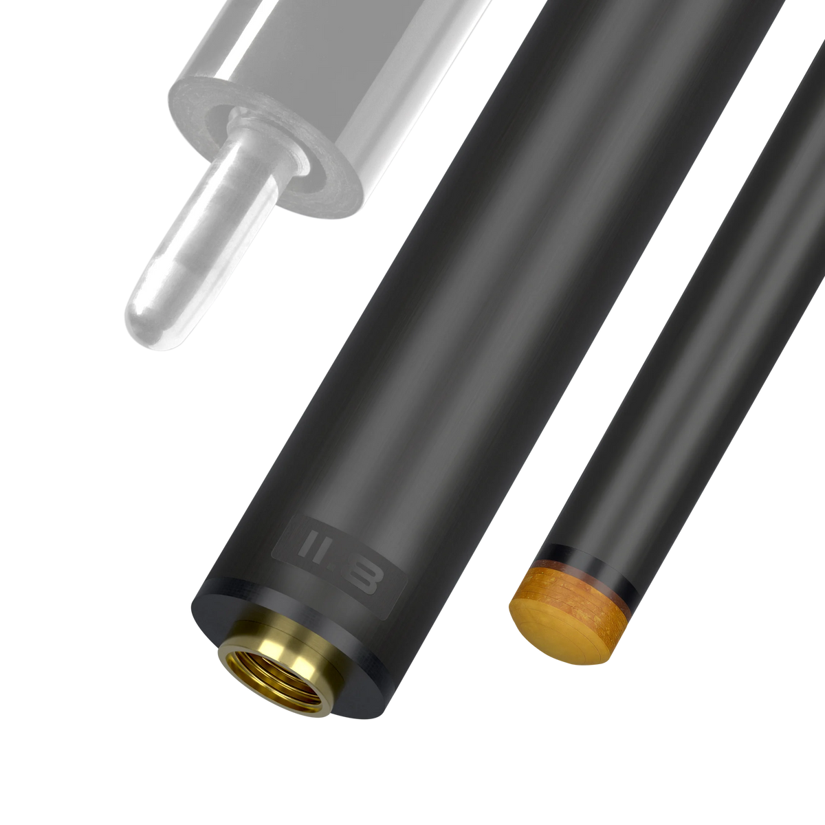 11.8 mm Uni-Loc Joint Black Vault Plate REVO Carbon Fiber Pool Shaft