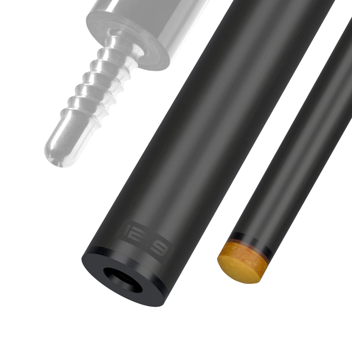 12.9 mm Radial Joint Black Vault Plate REVO Carbon Fiber Pool Shaft