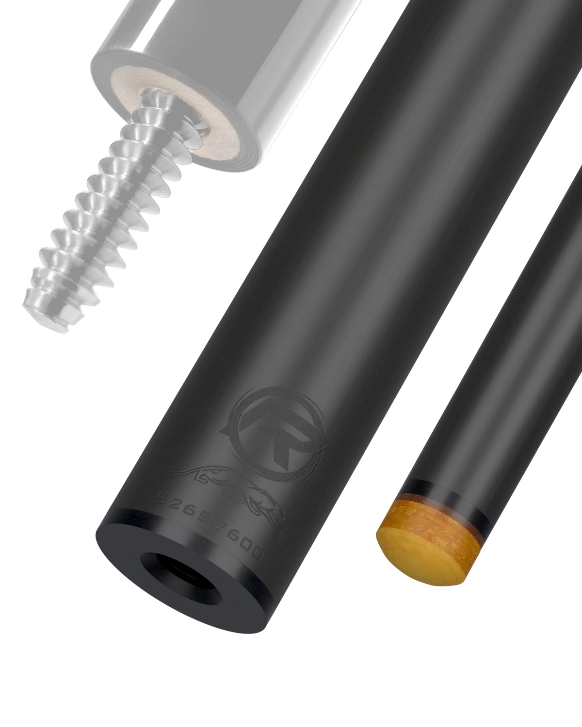 3/8x10 Joint Black Vault Plate REVO Carbon Fiber Pool Shaft
