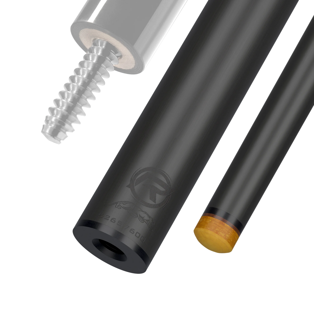3/8x10 Joint Black Vault Plate REVO Carbon Fiber Pool Shaft