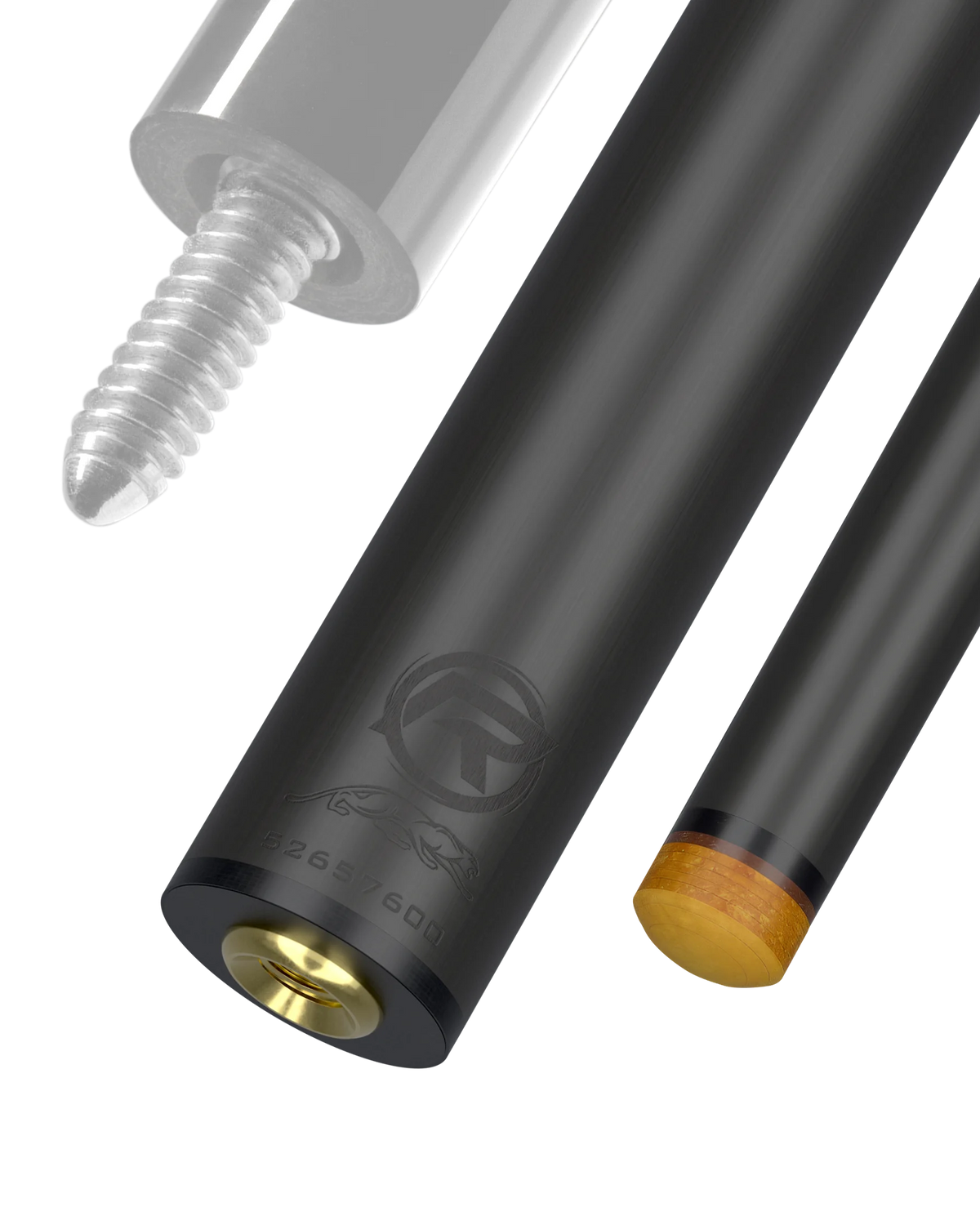 5/16x14 Joint Black Vault Plate REVO Carbon Fiber Pool Shaft