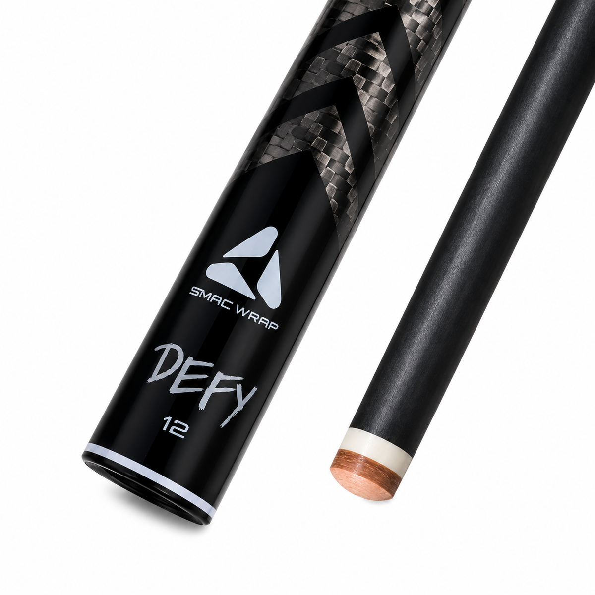 McDermott Defy Break Carbon Fiber 12mm Break Cue Smac Wrap