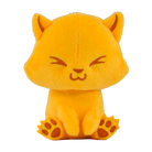 Yellow Plush Cat Toy Keychain