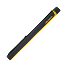 Predator 1x1 Black and Yellow Cue Case Angled