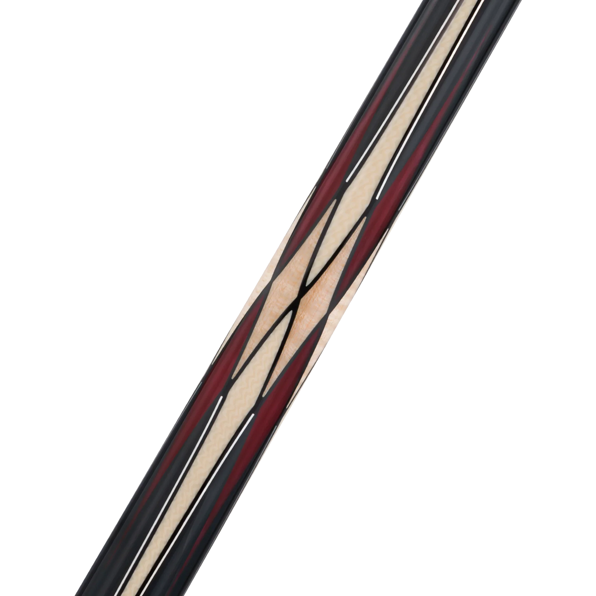 Black and Red Virtuoso Carom Cue Forearm