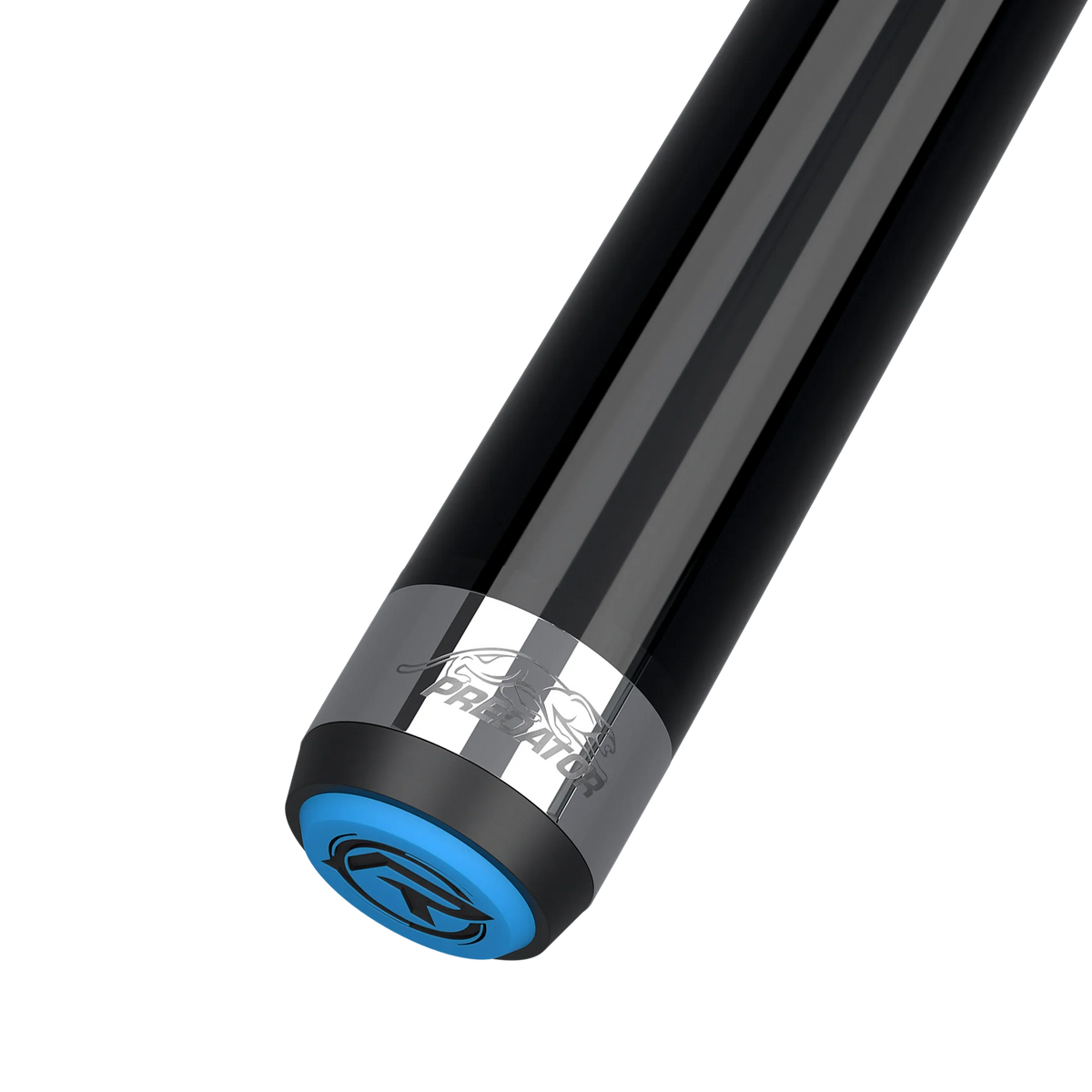 BKRush Break Cue Black No Wrap Butt With Predator Brand Mark