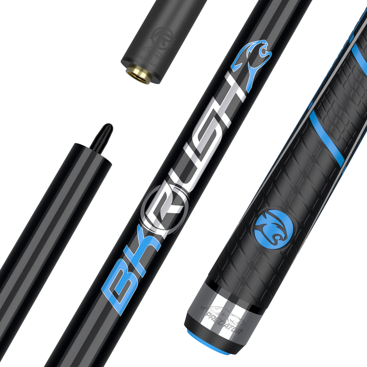 BKRush Break Cue Black Sports Wrap 