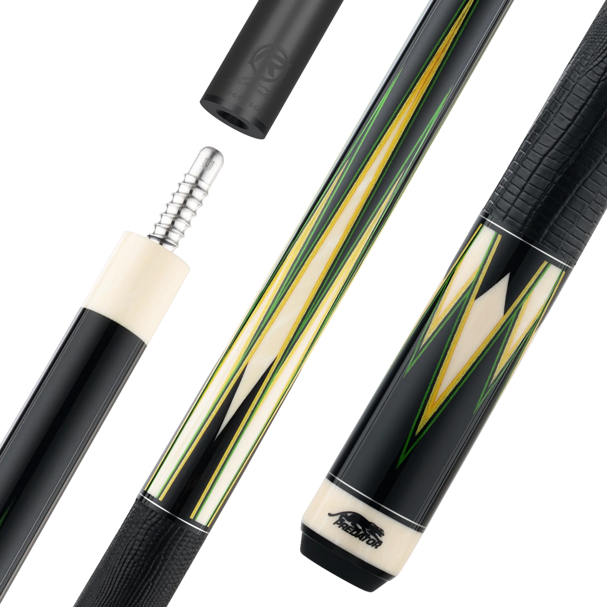 Limited Edition TS16 Pool Cue Green and Yellow