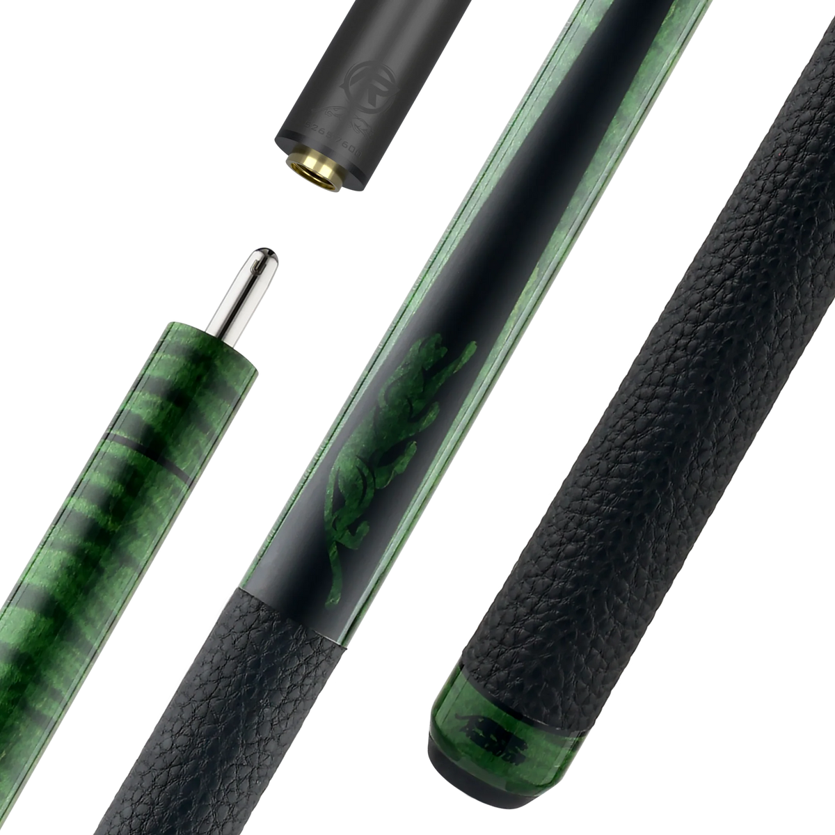 SP2 Green Stained 2 Professional Pool Cue