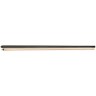 Two-Piece Wooden Bridge Stick in Black and Natural Wood with Black Rings, Shown Apart