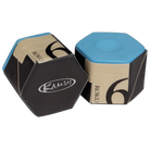 Two Pieces of Kamui Roku Hexagonal Billiard Chalk, Sky Blue