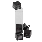 Brunswick Billiard Chalk, Black, 4 Pieces with Clear Storage Tube and Chalk Holder