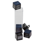 Brunswick Billiard Chalk, Navy Blue, 4 Pieces with Clear Storage Tube and Chalk Holder