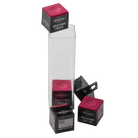 Brunswick Billiard Chalk, Cardinal Red, 4 Pieces with Clear Storage Tube and Chalk Holder