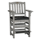 Brunswick Centennial Players Chair In Rustic Grey
