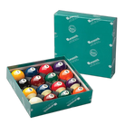 Aramith Premier Pool Ball Set in Open Green Aramith Box