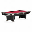 Brunswick Gold Crown VI Matte Black Red Pool Table
