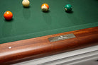 Brunswick Centennial Rosewood/Chrome 8ft Pool Table with Pool Balls