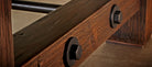 Brunswick Canton 7ft Black Forest Pool Table Metal Closeup