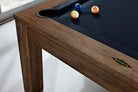 Brunswick Soho Charcoal Grey 8ft Pool Table Closeup Corner