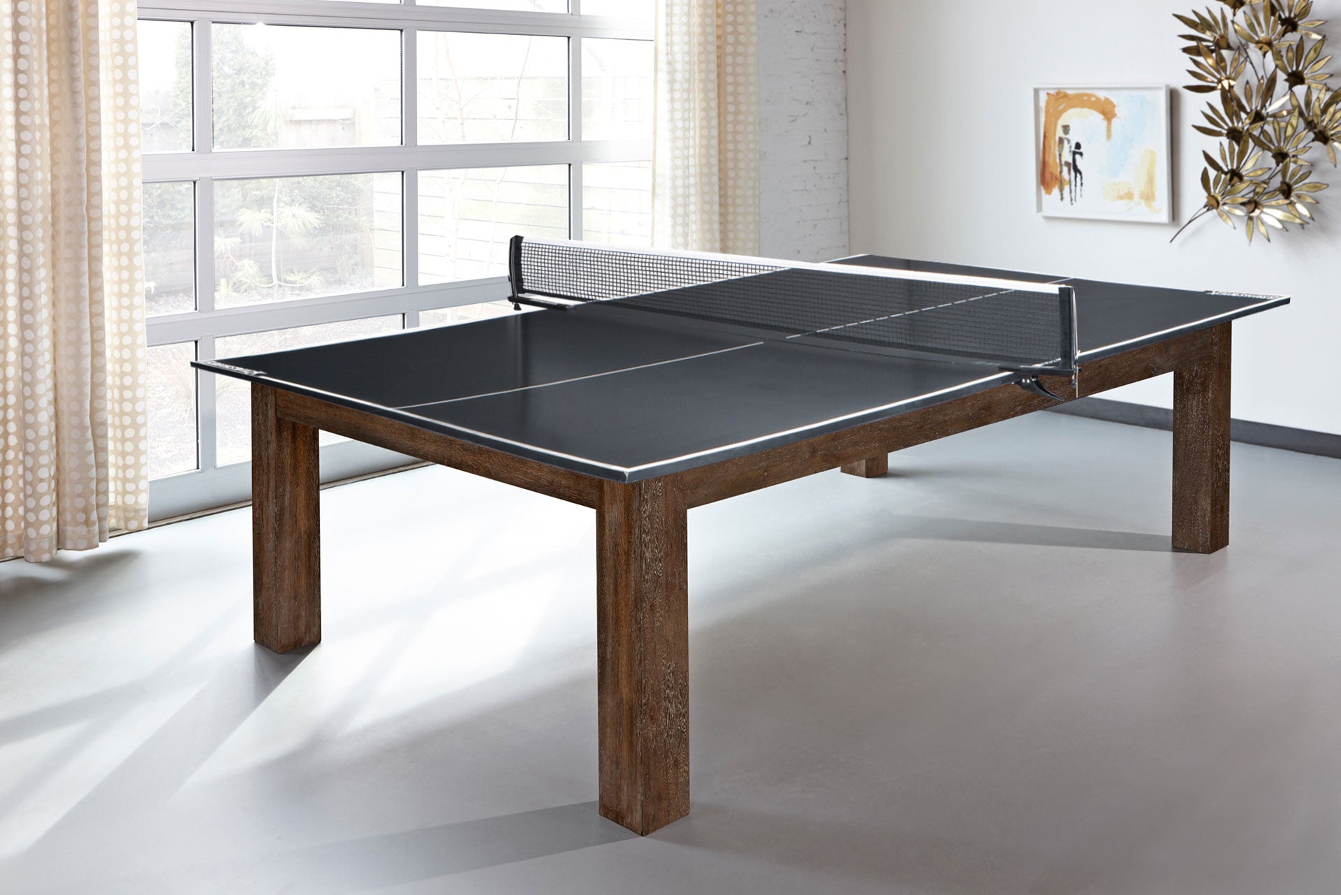 Brunswick Soho Charcoal Grey 8ft Table Top Tennis
