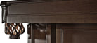 Brunswick Oakland II Espresso 8ft Pool Table Details