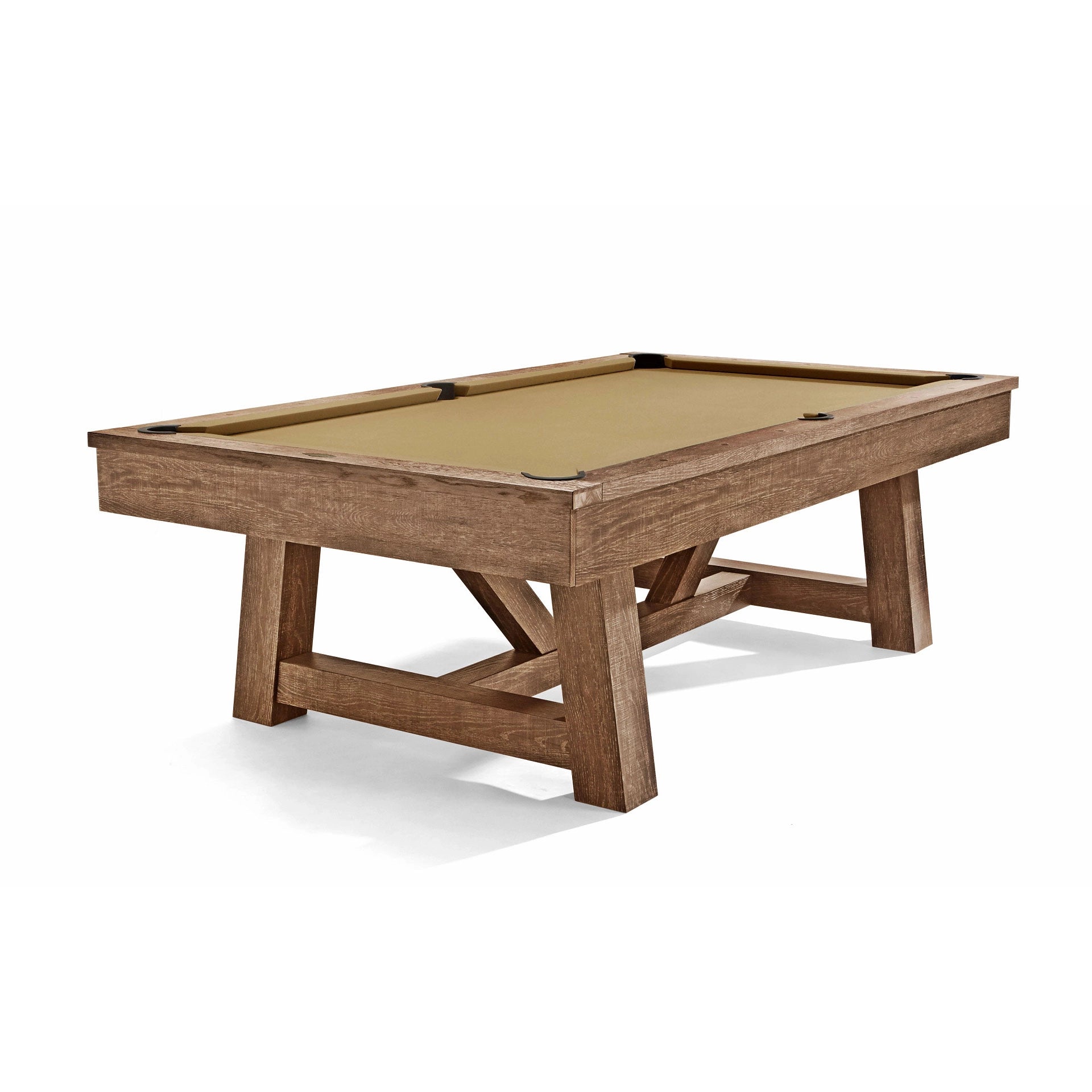 Brunswick Botanic Rustic Dark Brown 7ft Pool Table