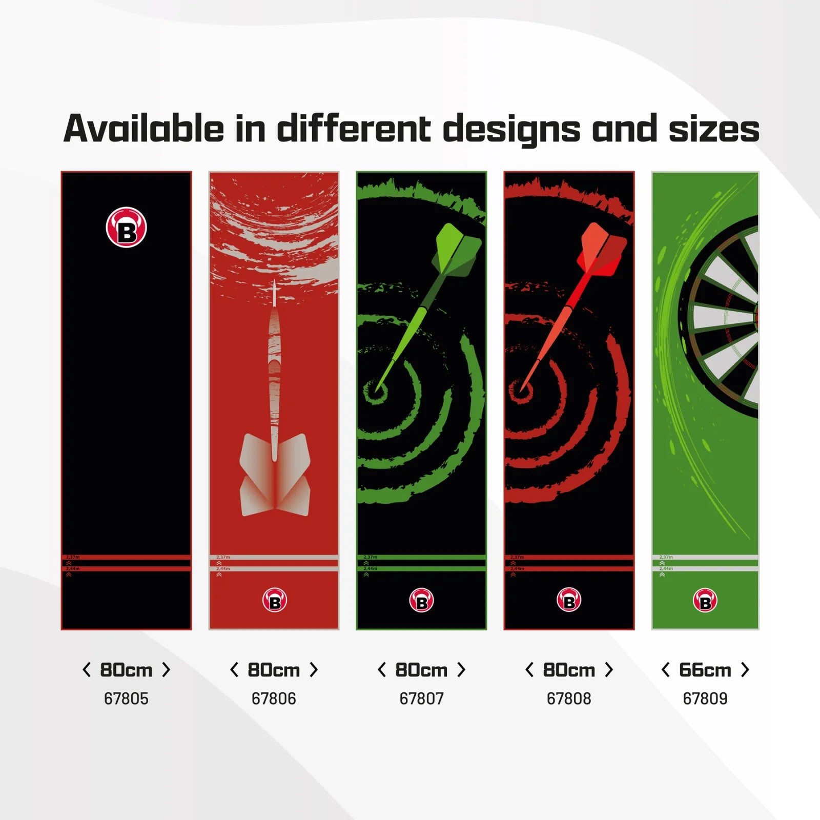 Bulls Dart Matte Different Sizes and Designs