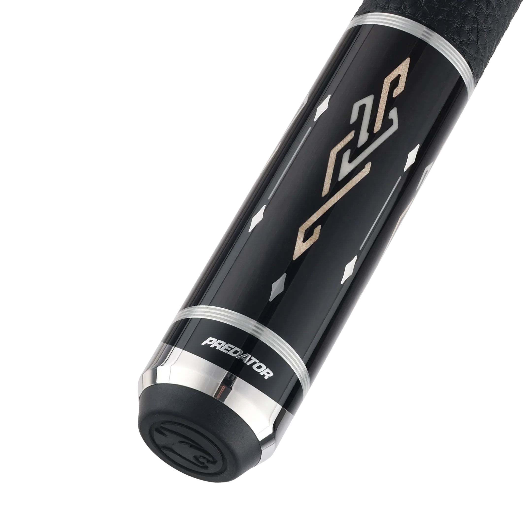 Blak5 1 Pool Cue Leather Wrap Butt With Predator Brand Mark