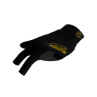 Black and Gold Closed Thumb Predator Second Skin Billiard Glove Left Hand