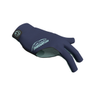 Blue and Teal Predator Second Skin Billiard Glove Right Hand