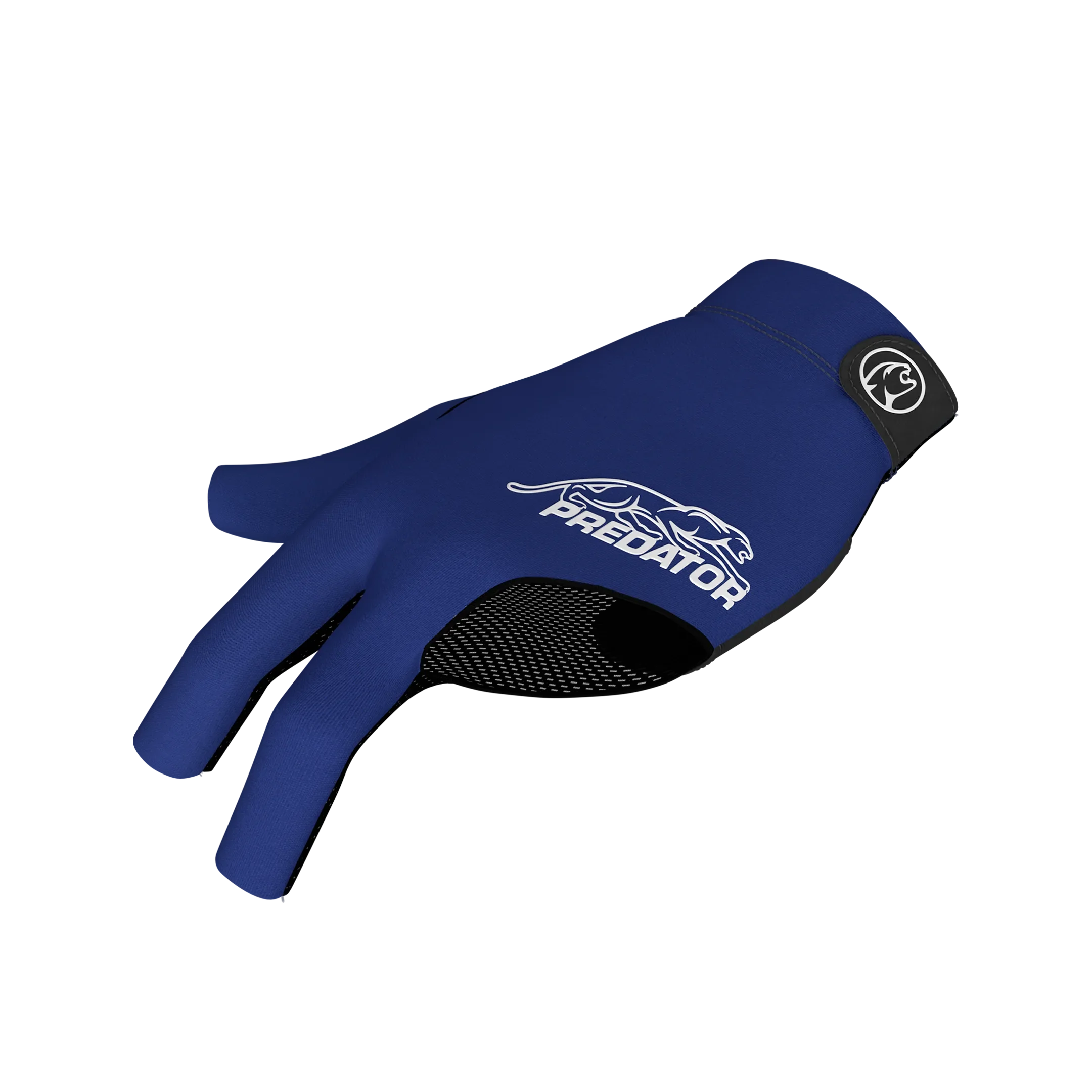 Navy blue glove with white Predator branding
