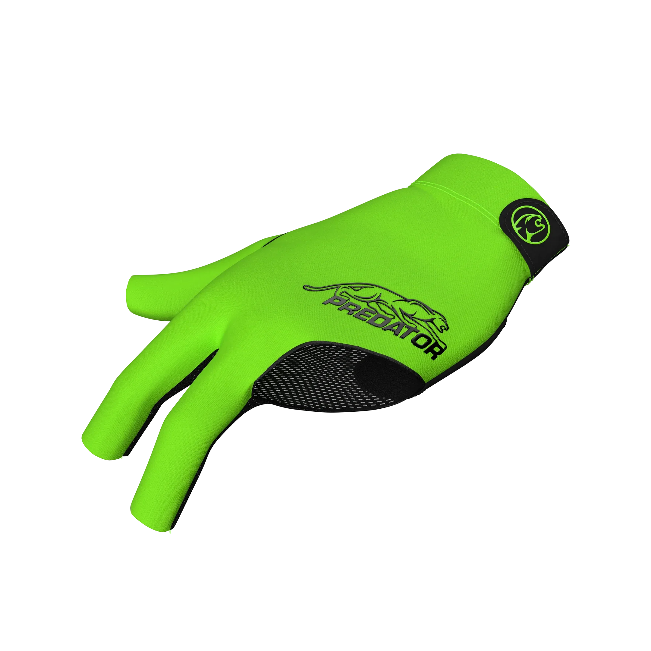 Neon green glove with black Predator branding