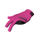 Pink and Black Predator Second Skin Billiard Glove Left Hand Palm View