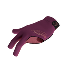 Purple glove with pink Predator branding left hand