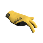 Yellow glove with black Predator branding right hand